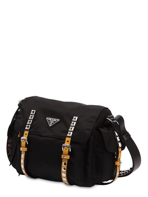 prada nylon messenger bag price|prada messenger bag female.